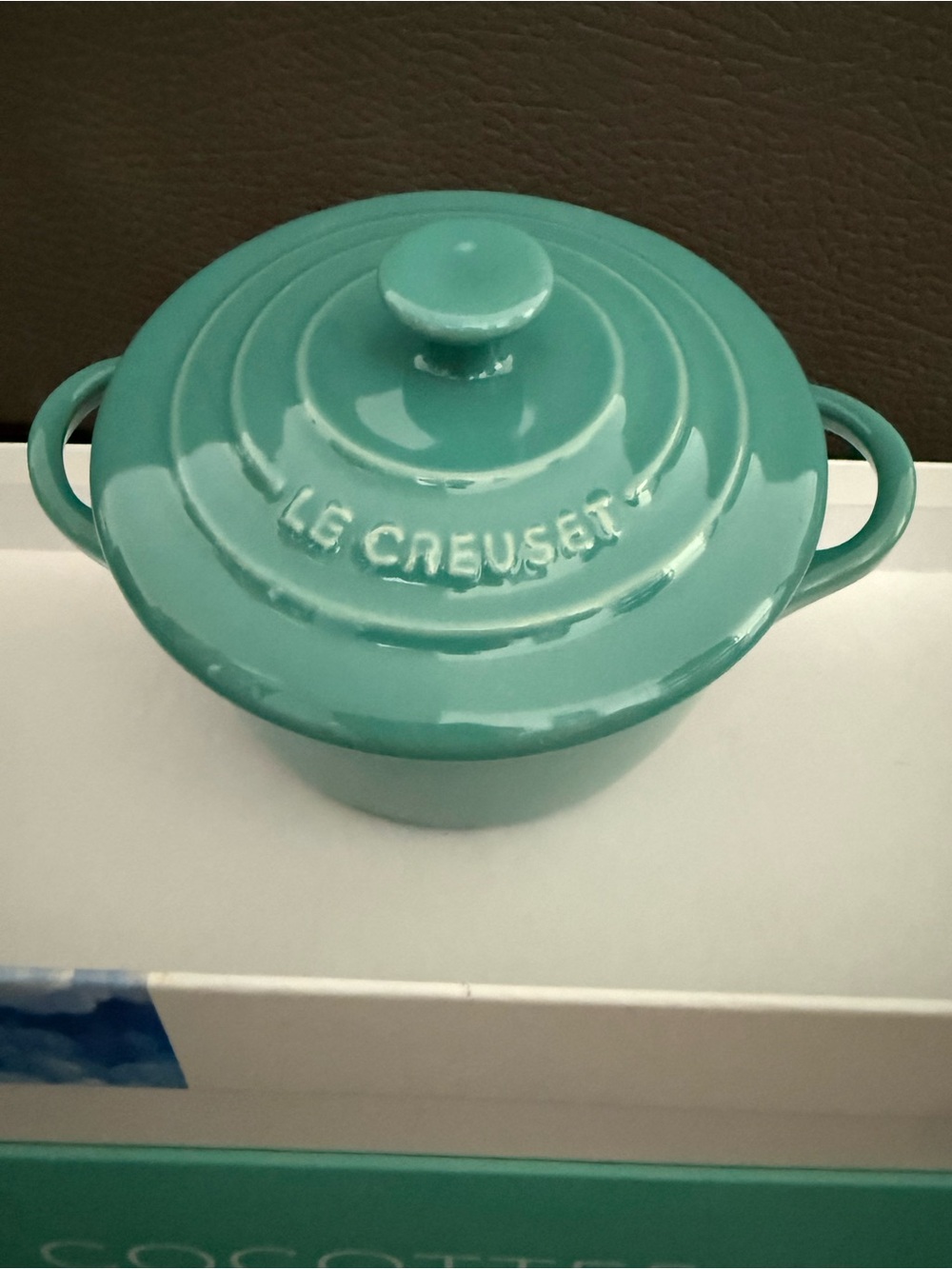 Le Creuset Limited Edition Gullah Blue Charleston SC Mini Cocottes Set of 3